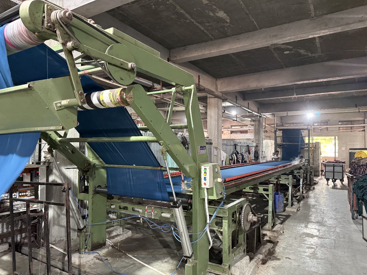 Packed textile goods